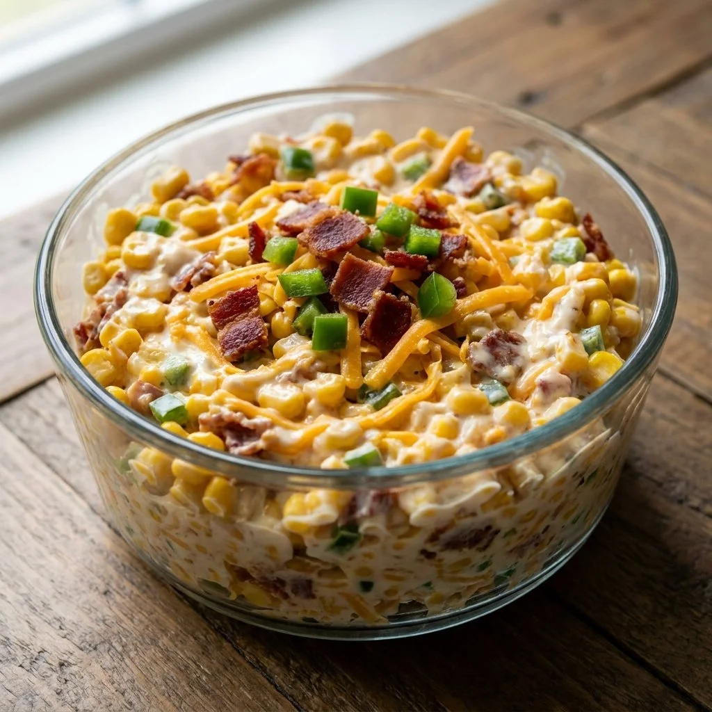 Easy Jalapeno Popper Corn Salad