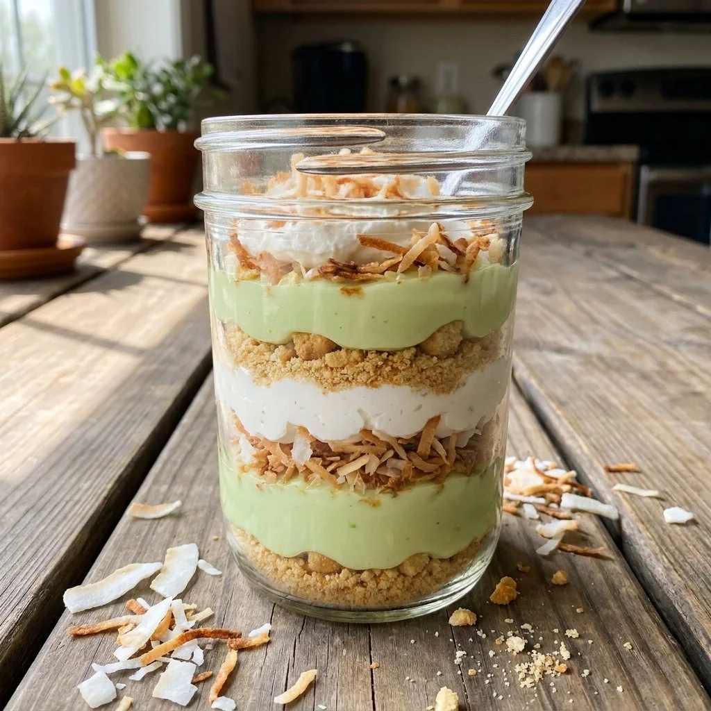 Easy Key Lime Coconut Parfait for Crowded Summer BBQs