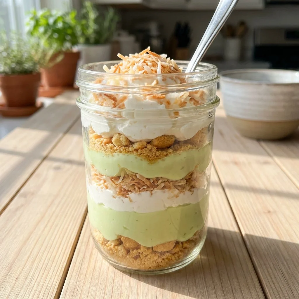 Easy Key Lime Coconut Parfait for Crowded Summer BBQs