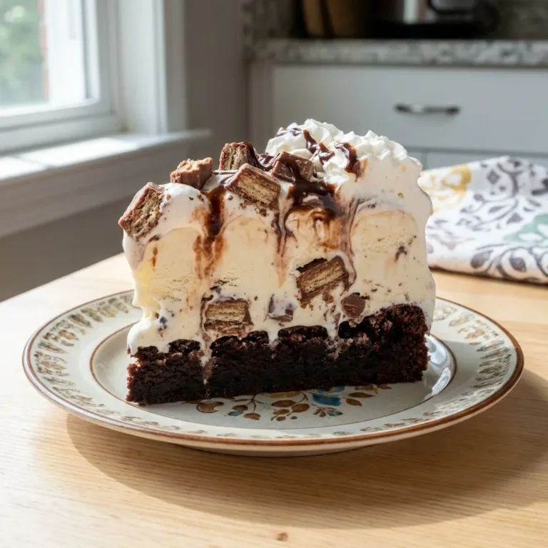 Delicious Kit Kat ice cream cake for kids birthday parties