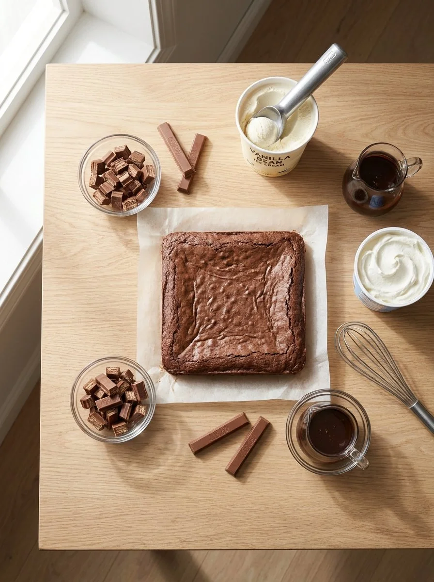 Easy Kit Kat Ice Cream Cake for Quick Kids Birthdays