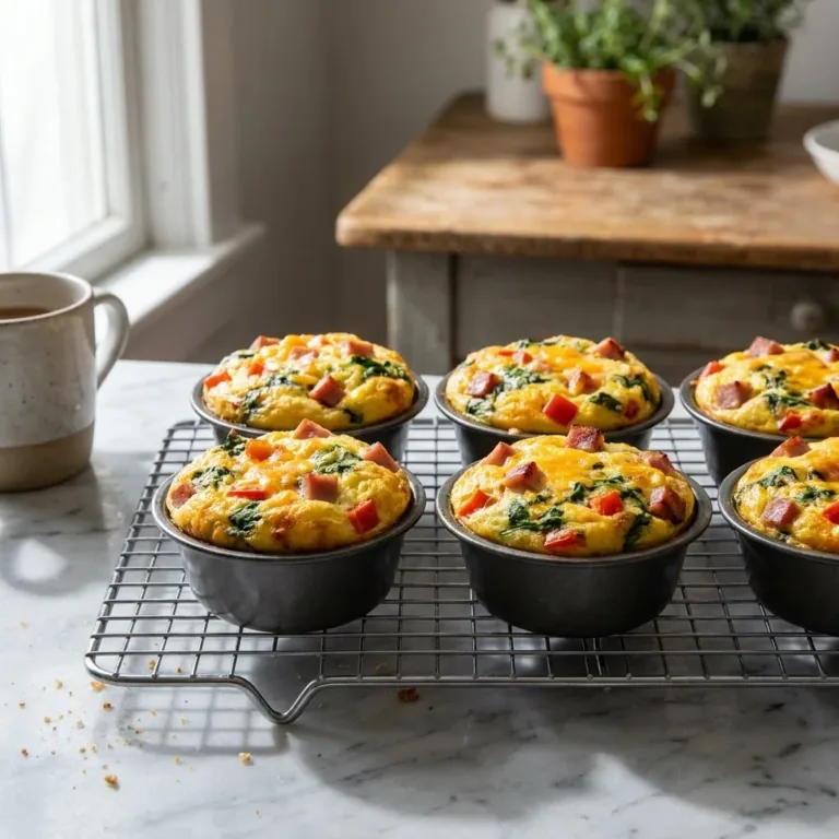 Delicious and easy make-ahead egg muffins for busy school mornings