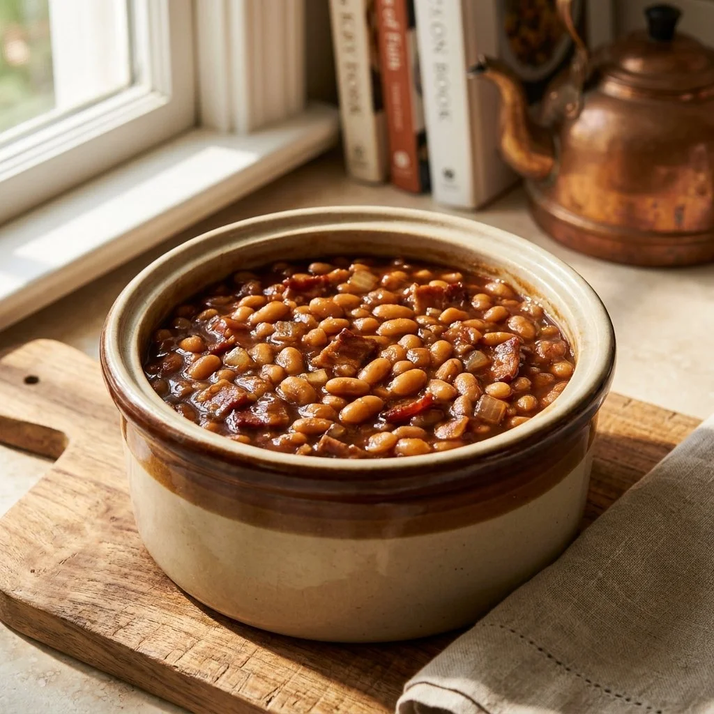 Easy Pit Baked Beans for Smoky Cookout Sides