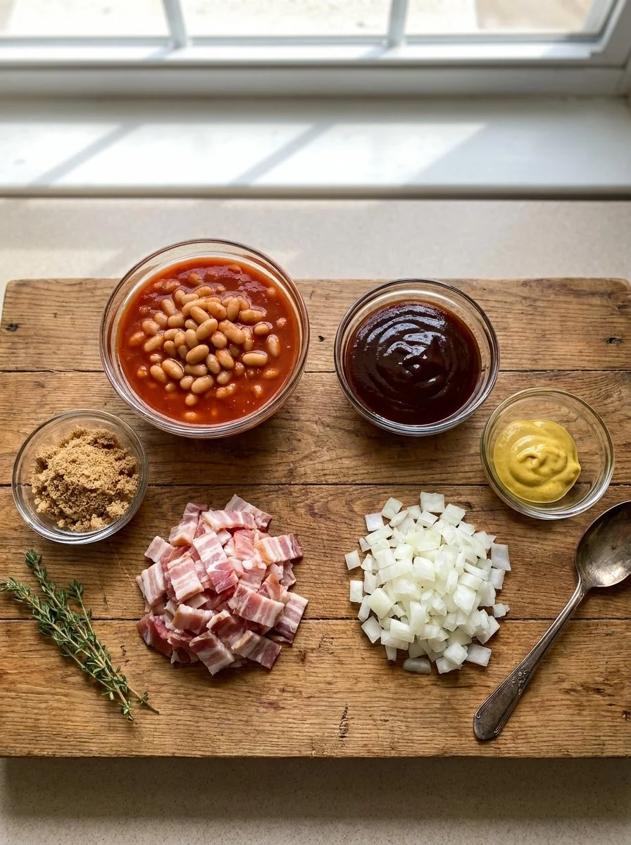 Easy Pit Baked Beans for Smoky Cookout Sides