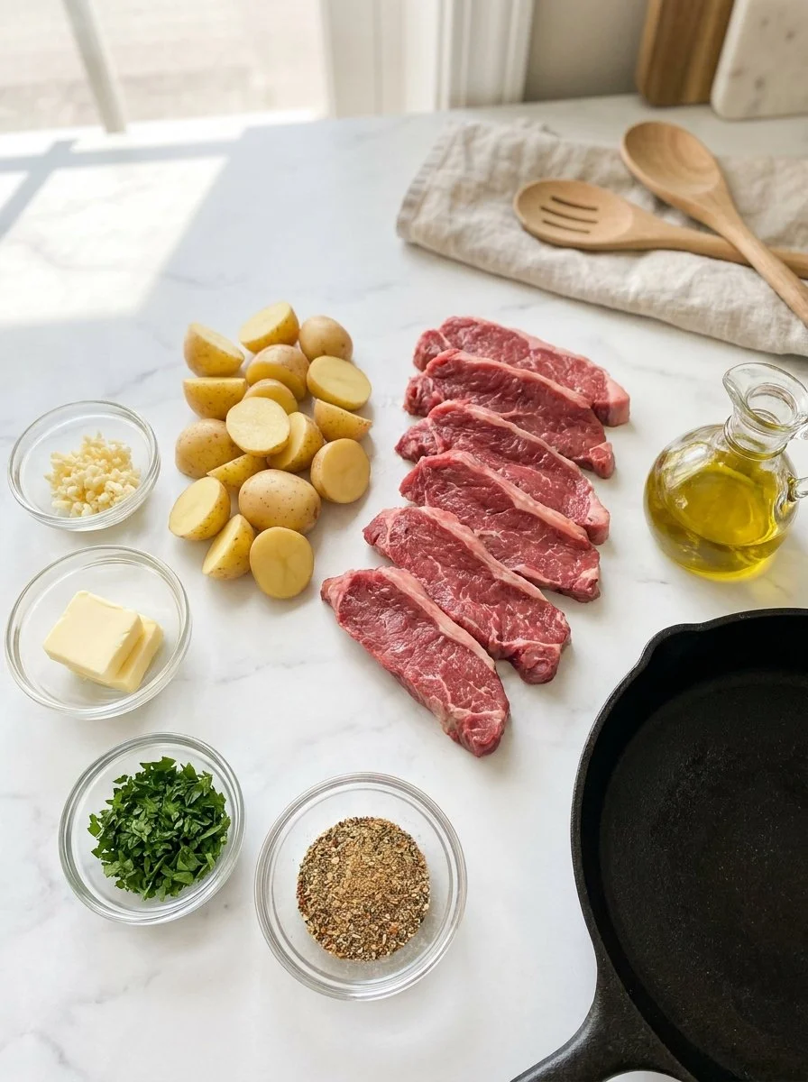 Easy Skillet Steak and Potatoes for Summer Evenings