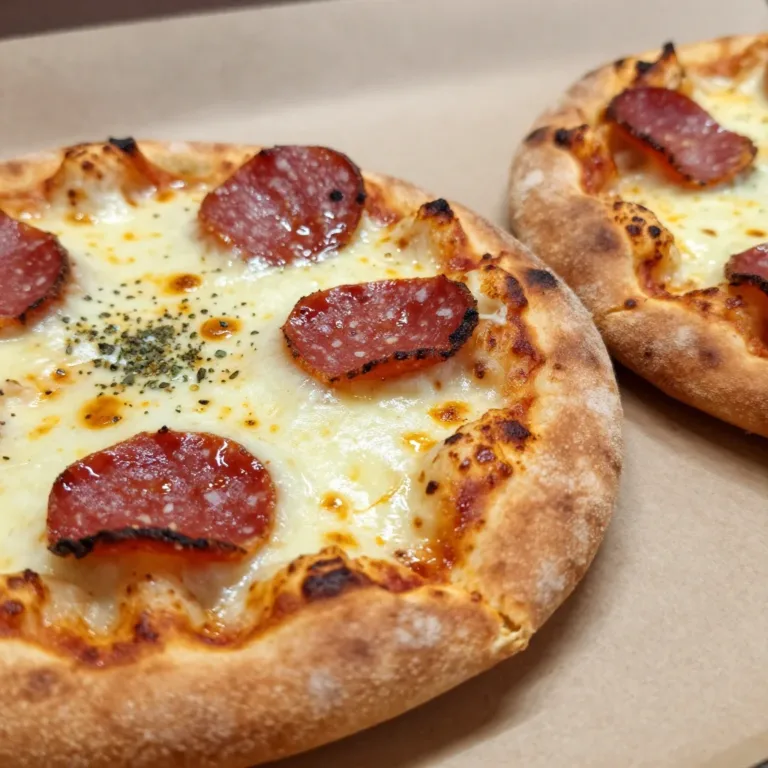 Delicious Garlic Butter Pizza Cupcakes garnished with herbs