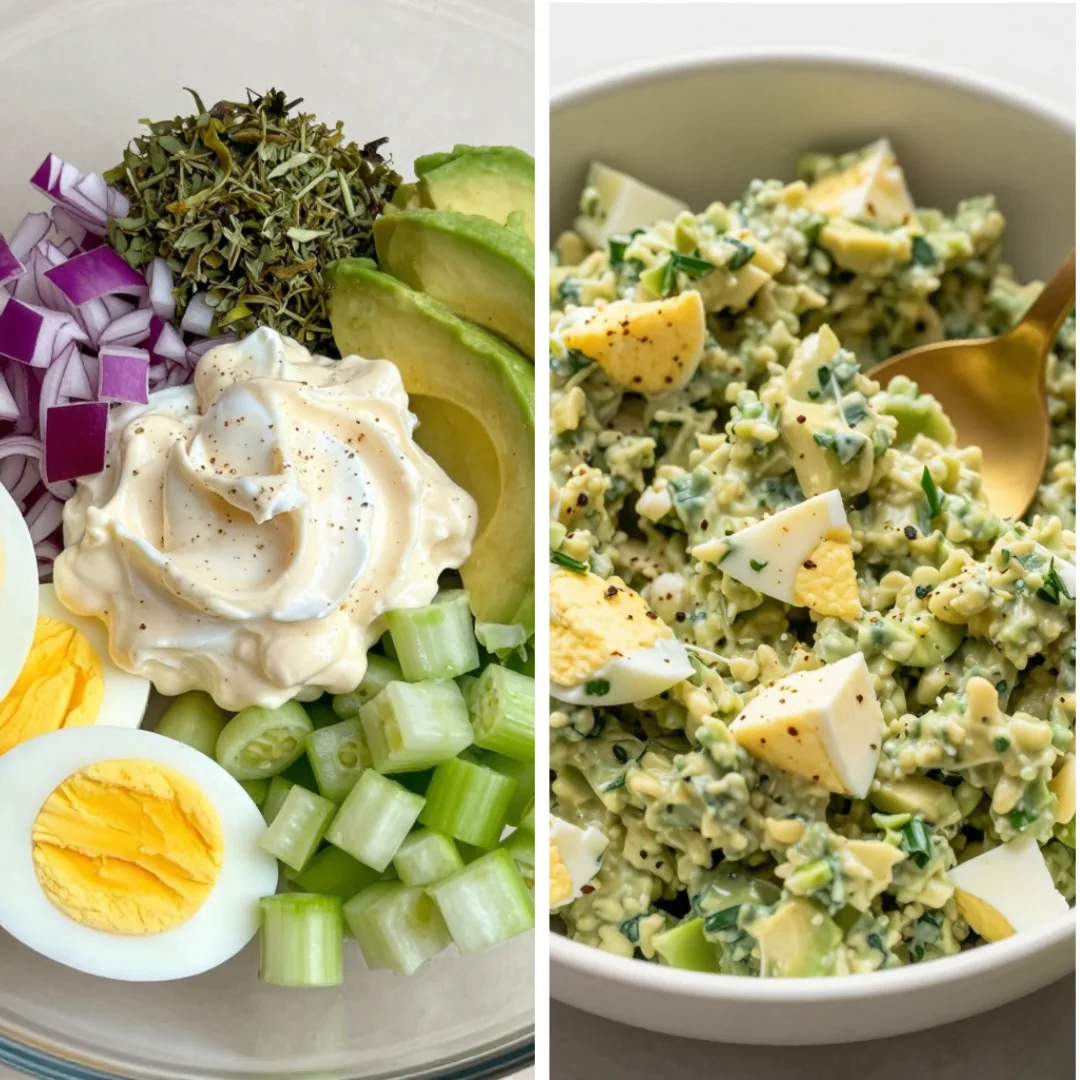 Herby Avocado Egg Salad (10-Minute Lunch!)