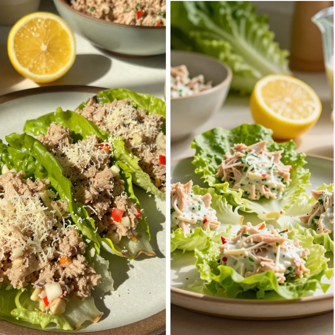 How to enjoy healthy chicken Caesar lettuce wraps in minutes