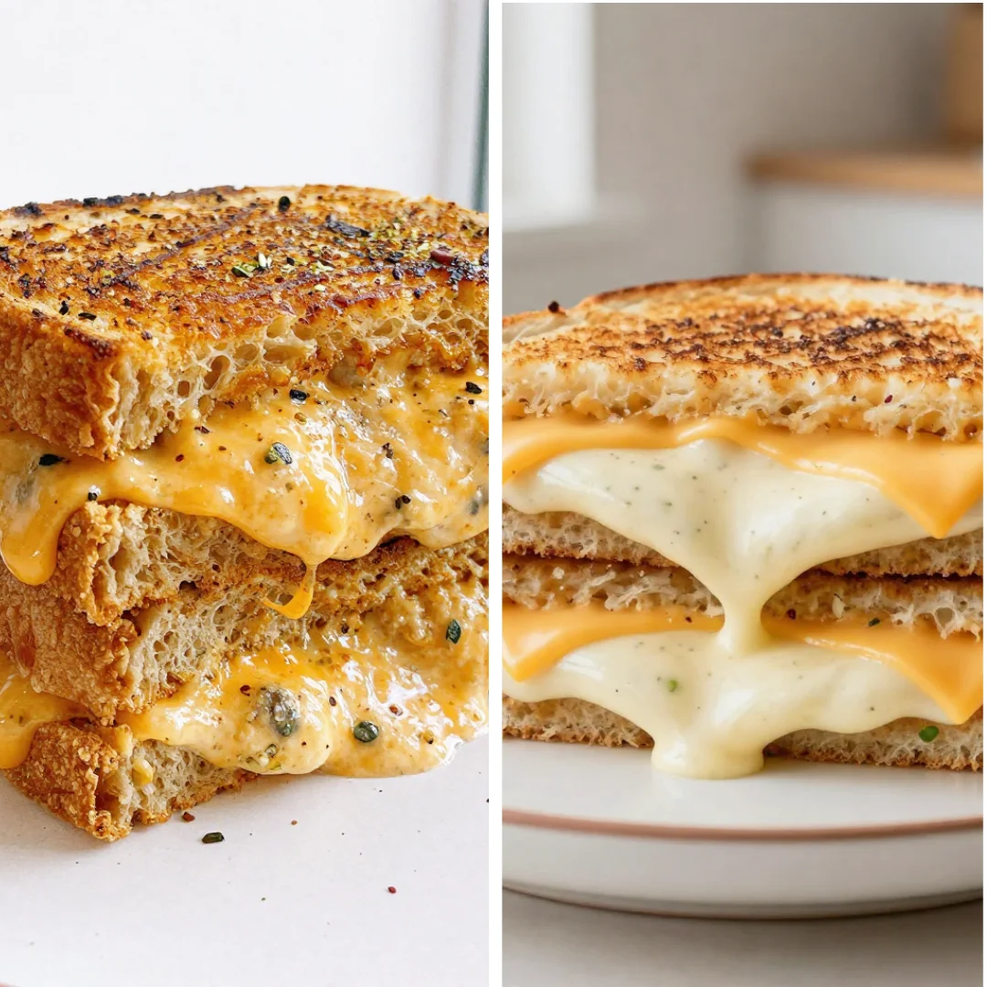 How to make a garlic-bread grilled cheese creamy and cozy for family
