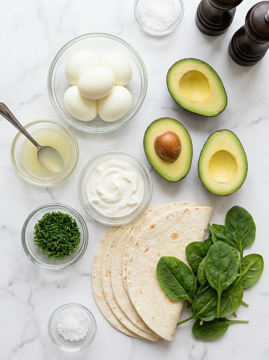 Lazy Avocado Egg Salad Roll-Ups for Healthy Work Lunches