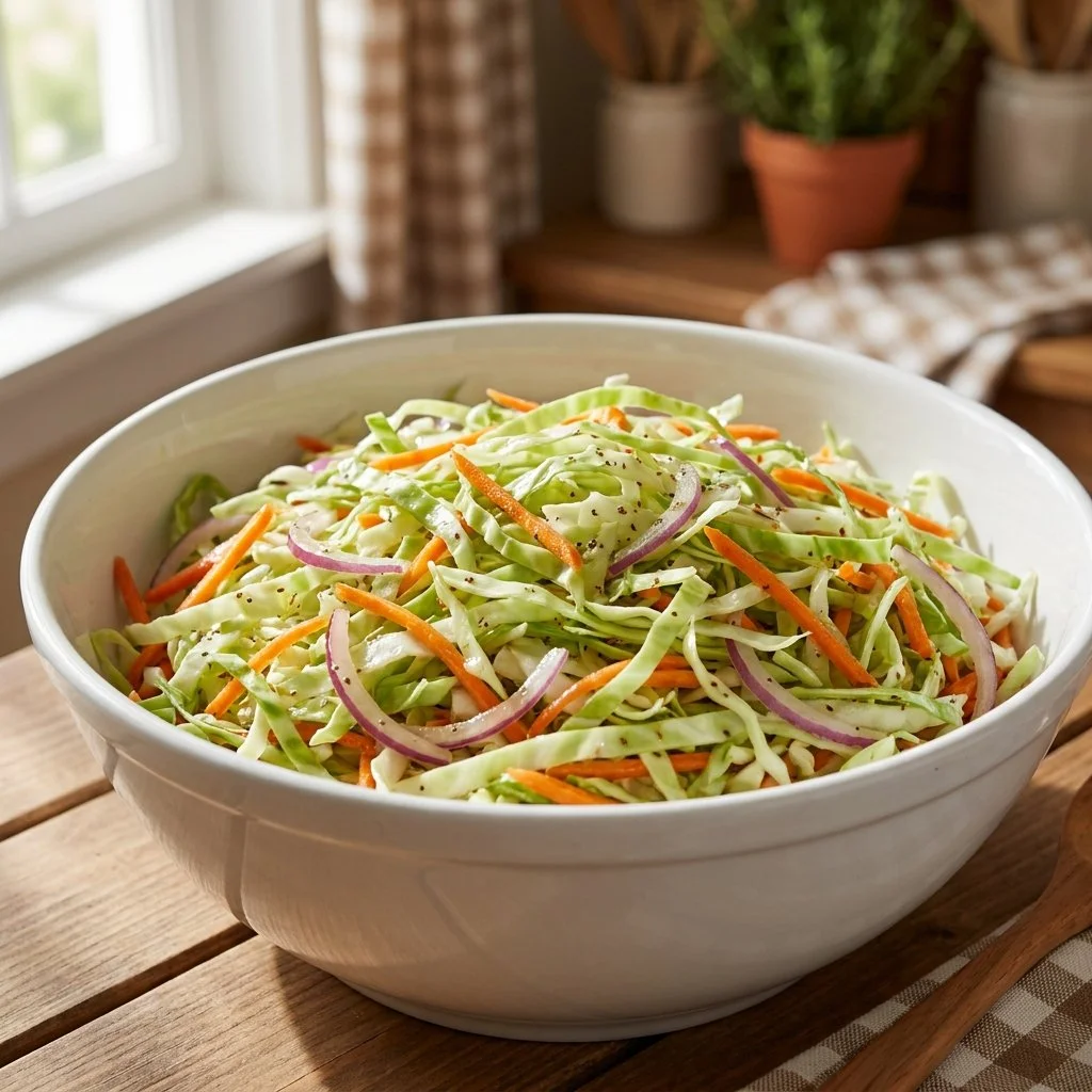 Lazy Make-Ahead Freezer Slaw for Large BBQ Crowds