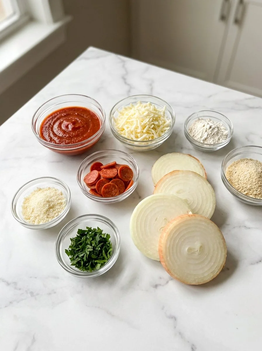 Lazy Pizza Onion Rings for Fun Family Meals