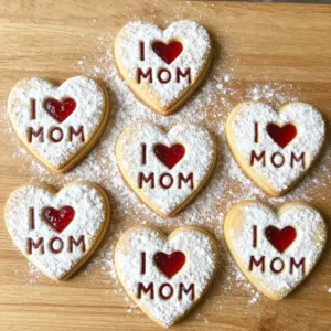 Linzer Cookie Daisies displayed beautifully, showcasing their sweet and inviting appearance.