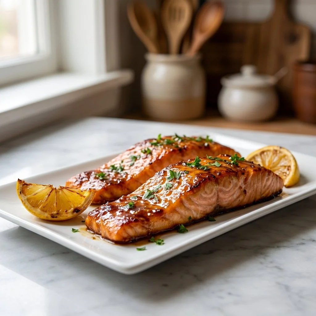 Quick Brown Sugar Salmon for Hot Summer Nights