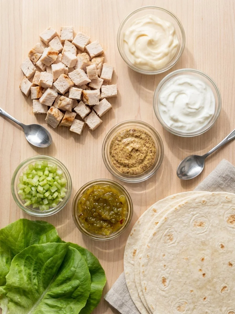 Quick Chicken Salad Wraps for No-Fridge Work Lunches
