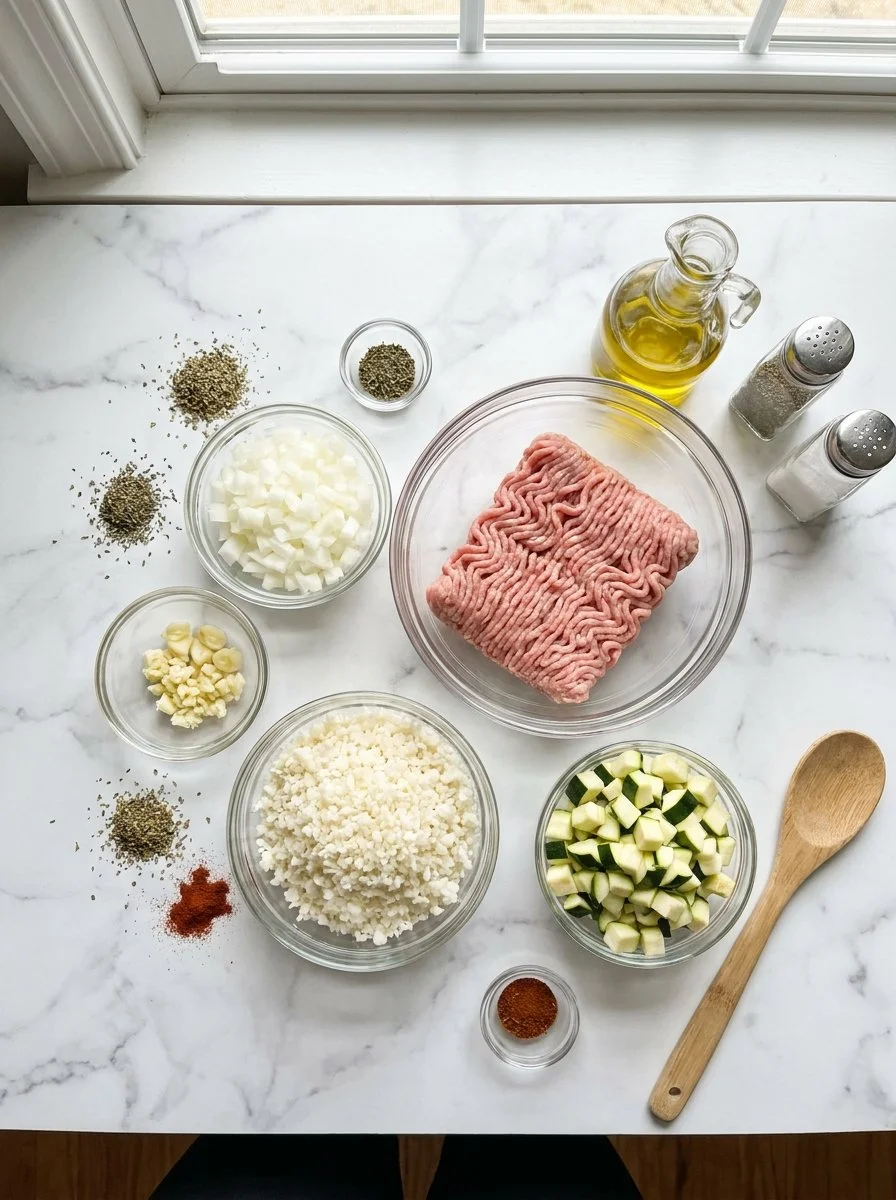 Quick Ground Turkey Cauliflower Rice for Low-Carb Meal Prep
