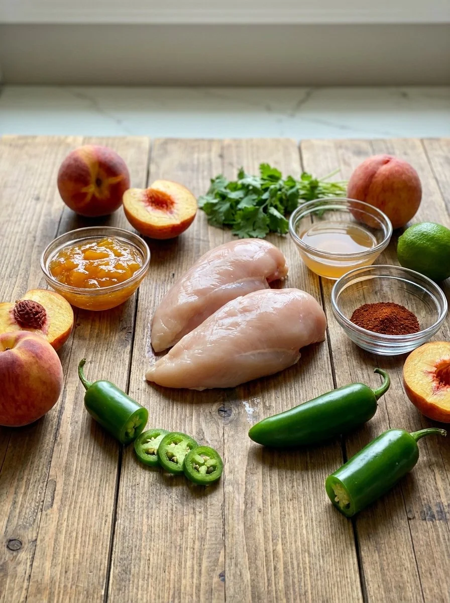 Quick Jalapeno Peach Grilled Chicken for Warm Days