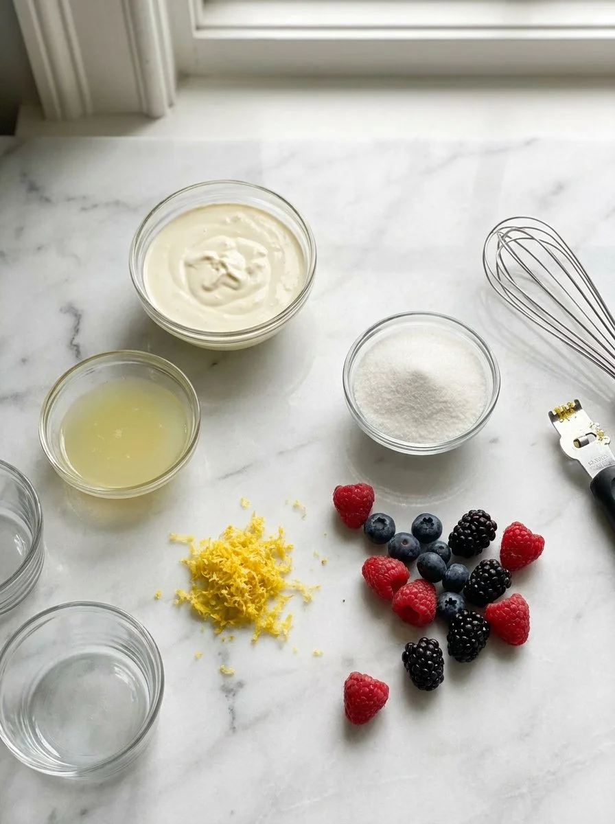 Quick Lemon Posset Cups for Elegant No Bake Entertaining
