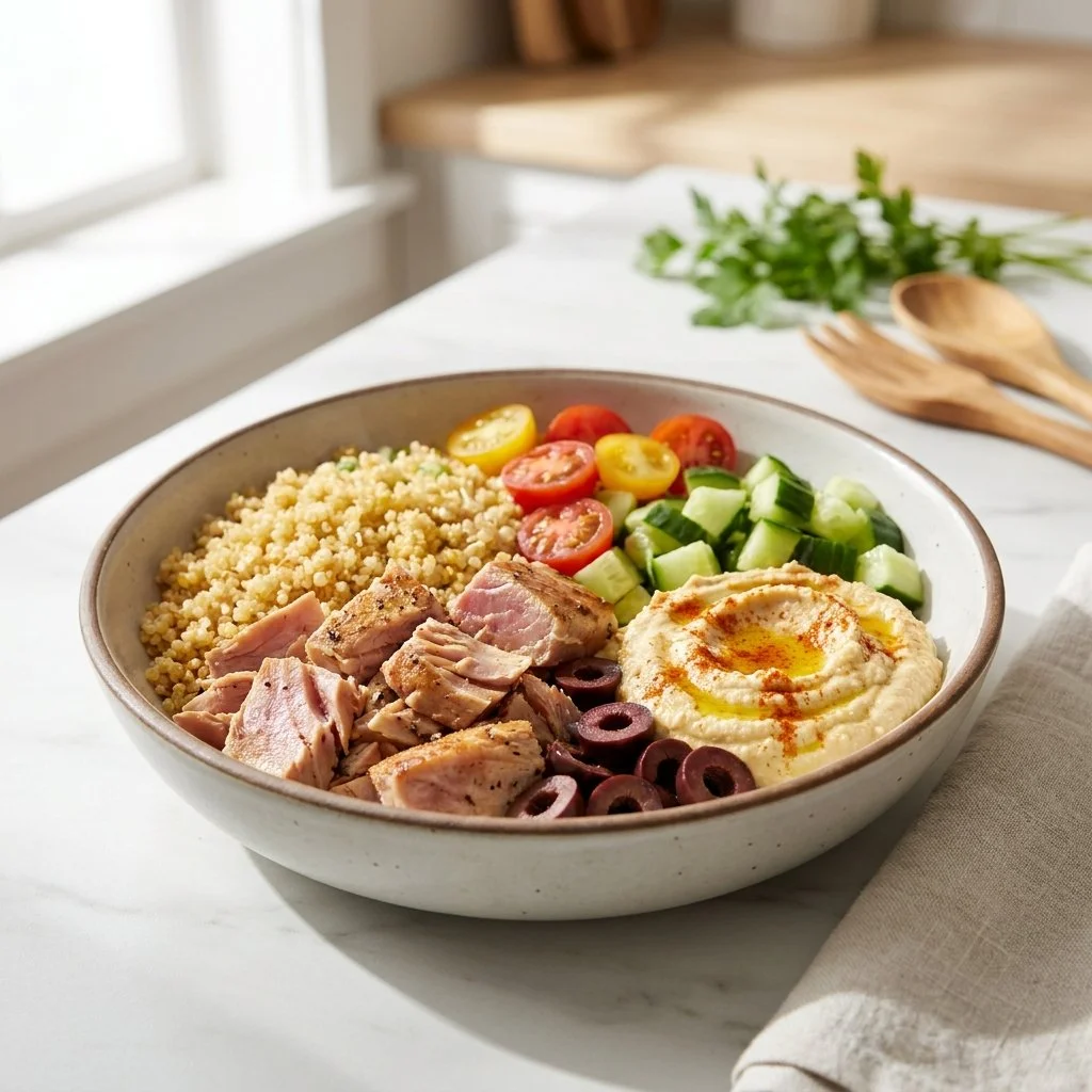 Quick Mediterranean Tuna Bowls for High-Protein Lunches