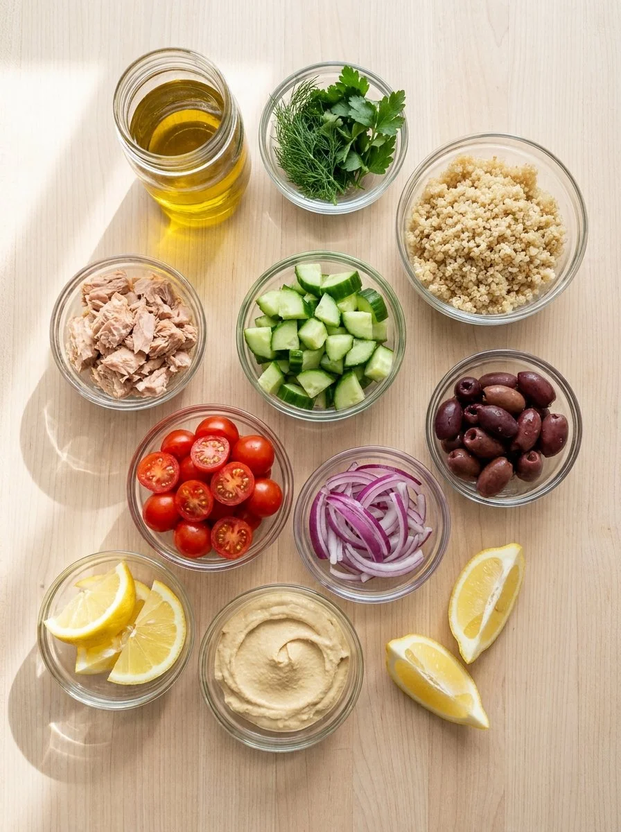 Quick Mediterranean Tuna Bowls for High-Protein Lunches