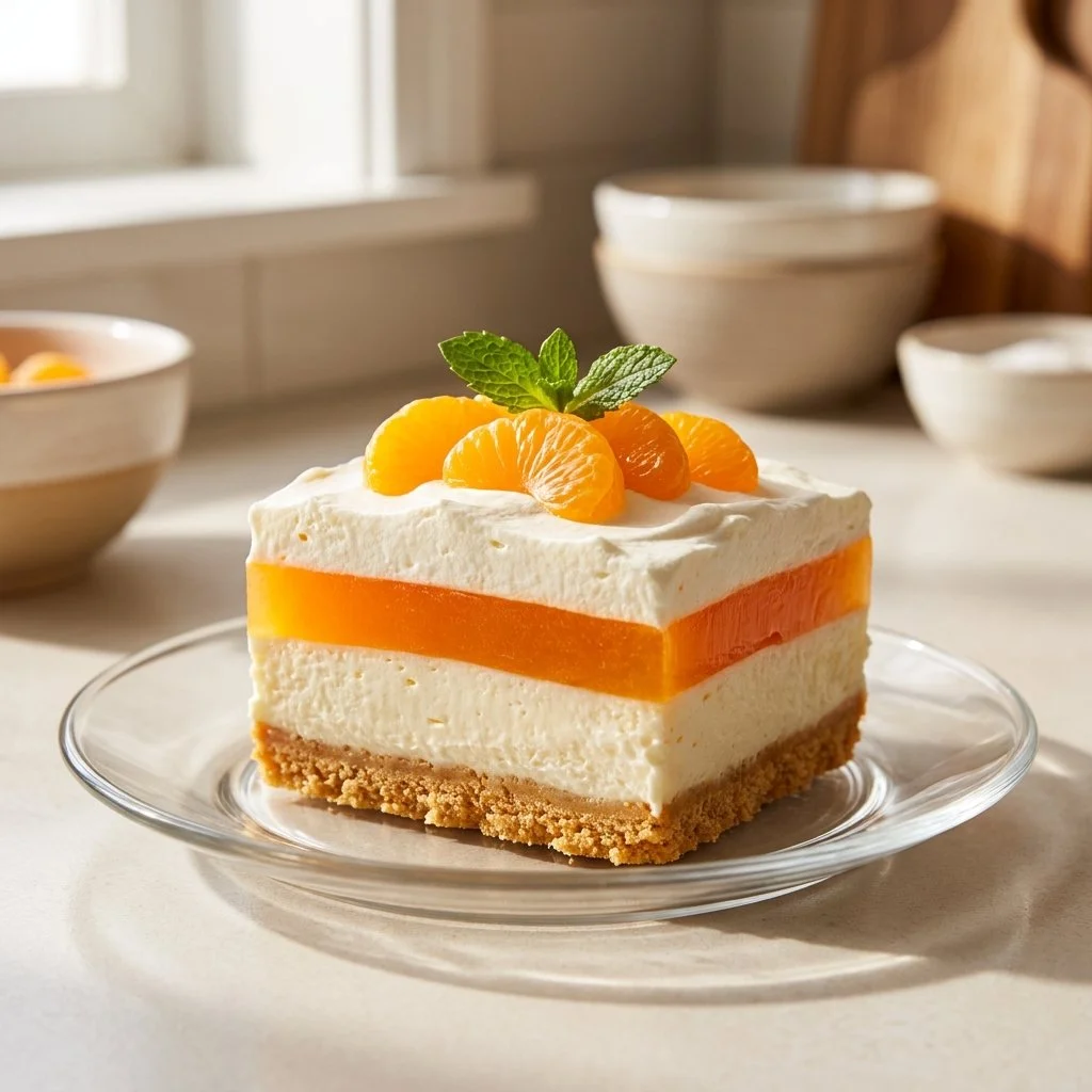 Quick No Bake Creamsicle Lush for Refreshing Party Treats