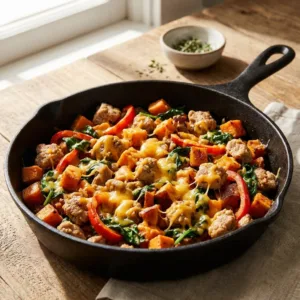 Quick Skillet Turkey Dinner for budget-friendly family meals