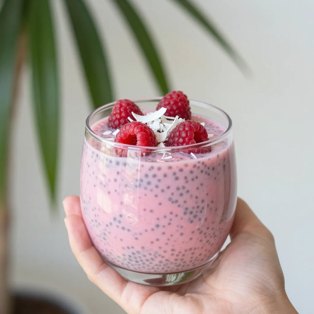 Raspberry Chia Pudding