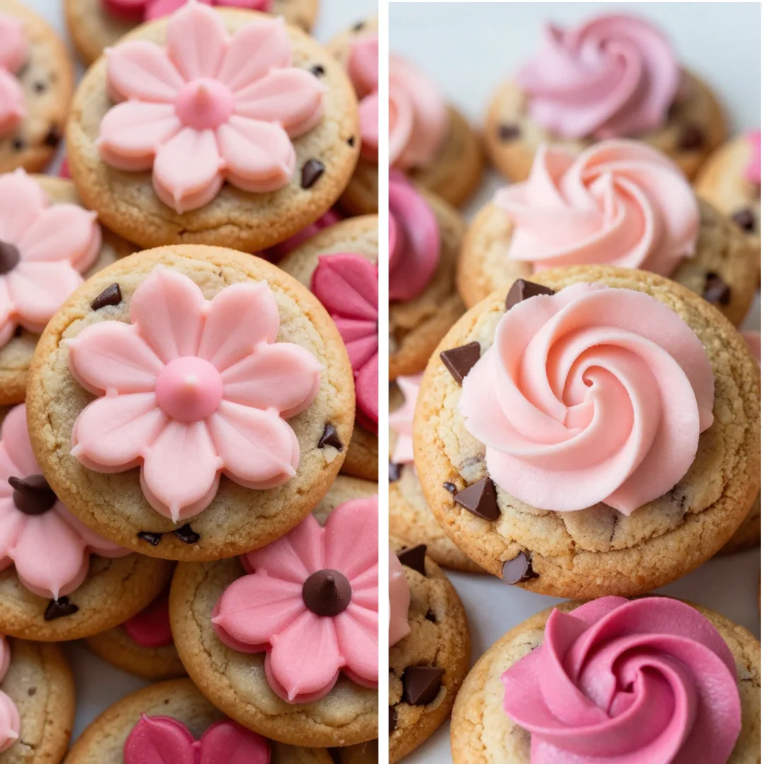 Rose Chocolate Chip Cookies Cozy