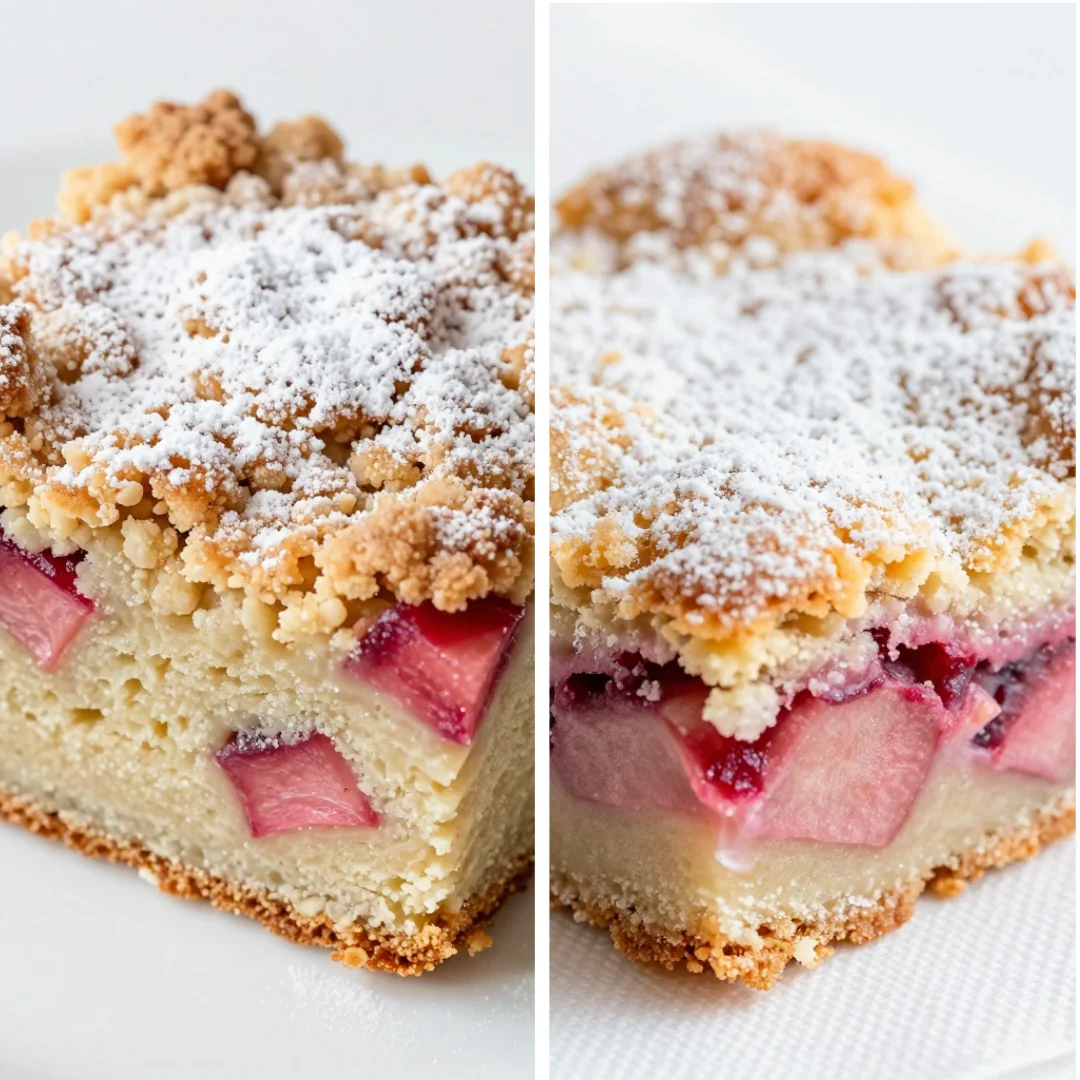 Tasty Rhubarb Cake Brings Comfort