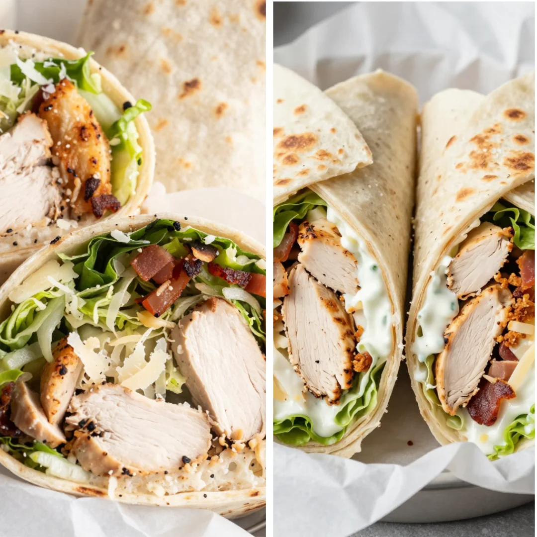 The easiest way to enjoy a Chicken Caesar Wrap at home in minutes