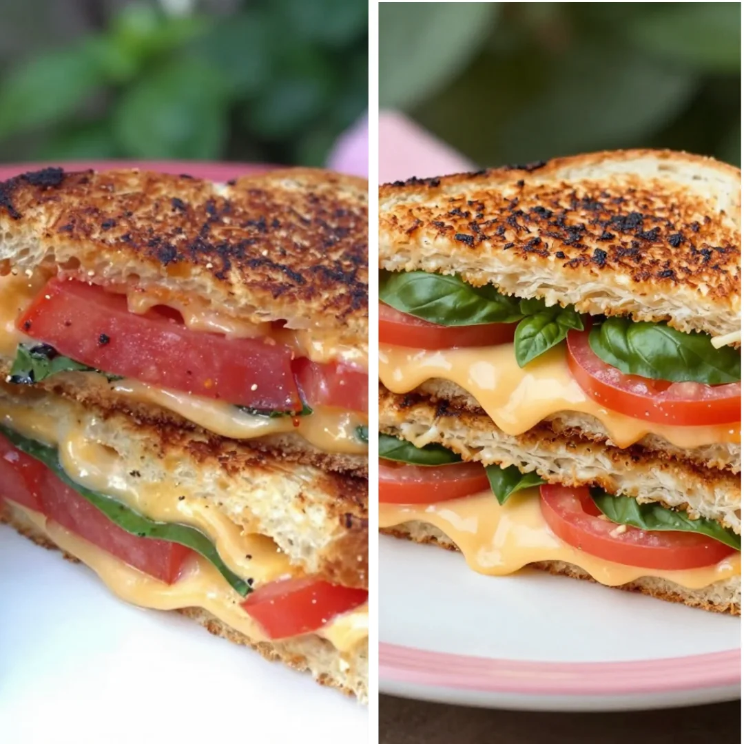 The easiest way to enjoy a Tomato Basil Grilled Cheese in minutes