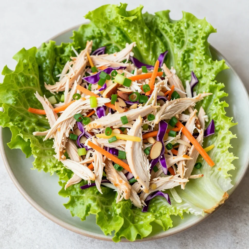 Rotisserie Chicken Caesar Lettuce Cups