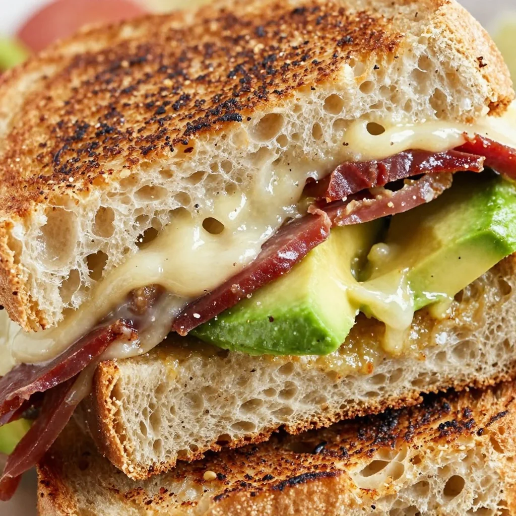 Bacon Avocado Grilled Cheese