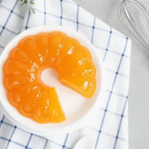 Healthy homemade jello in colorful bowls for family enjoyment