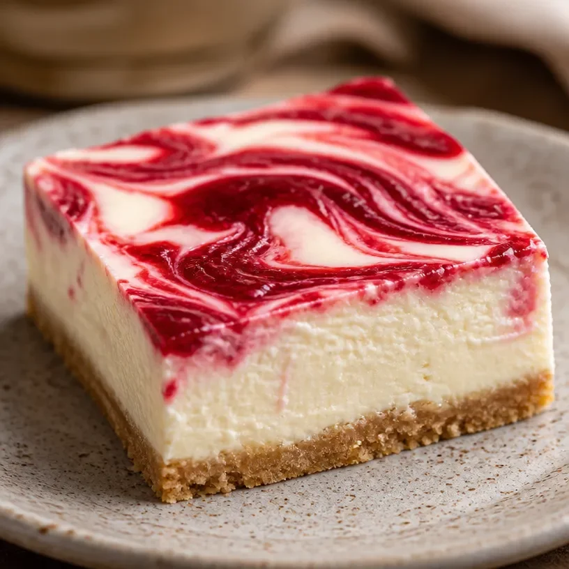 5 Irresistible Strawberry Rhubarb Cheesecake Bars Recipe