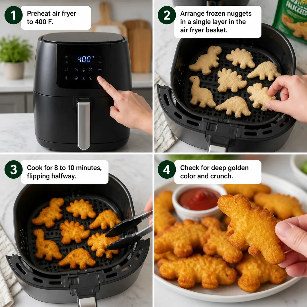 air fryer dino nuggets