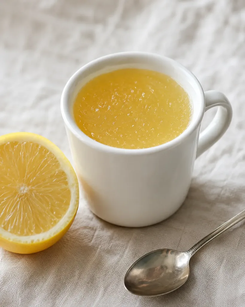 dr berg gelatin trick warm drink in white mug, ranked first in doctor gelatin comparison