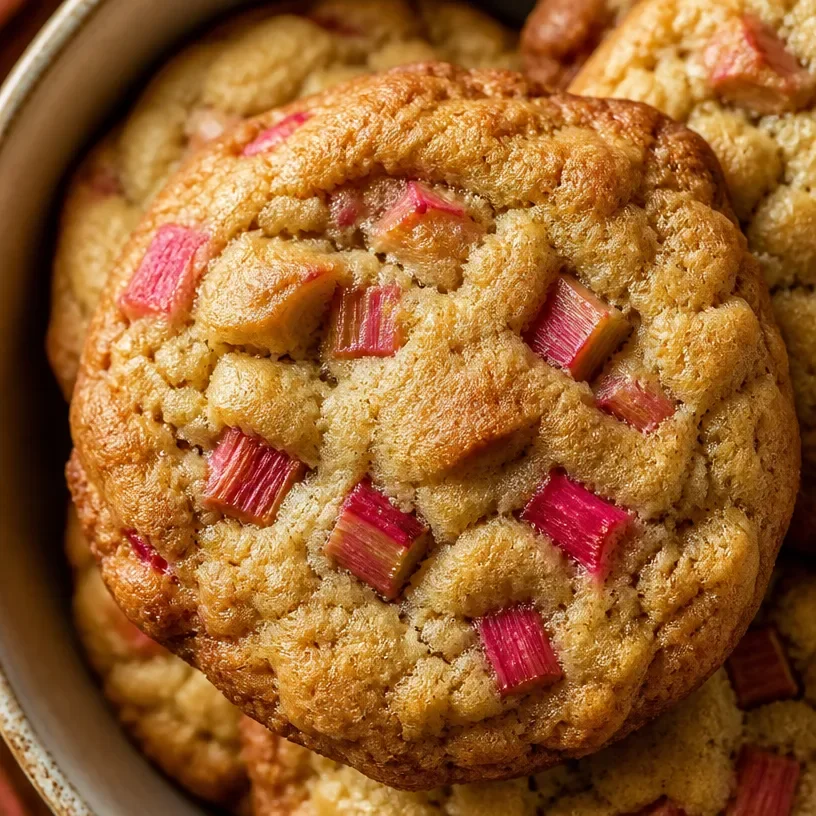 Brown Sugar Rhubarb Cookies That Will Steal Your Heart