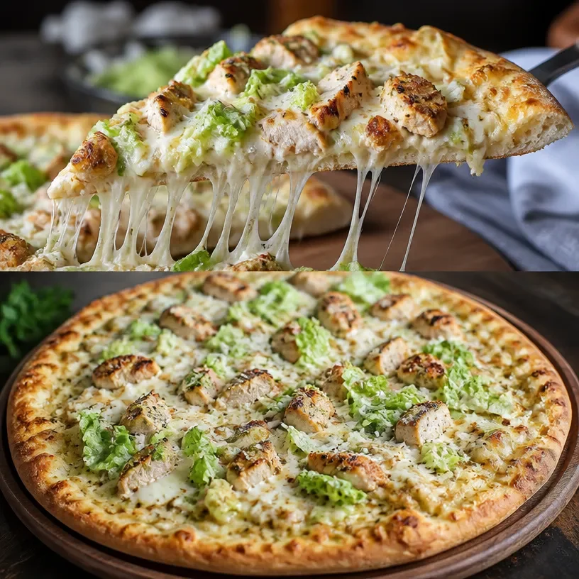 Chicken Caesar Pizza