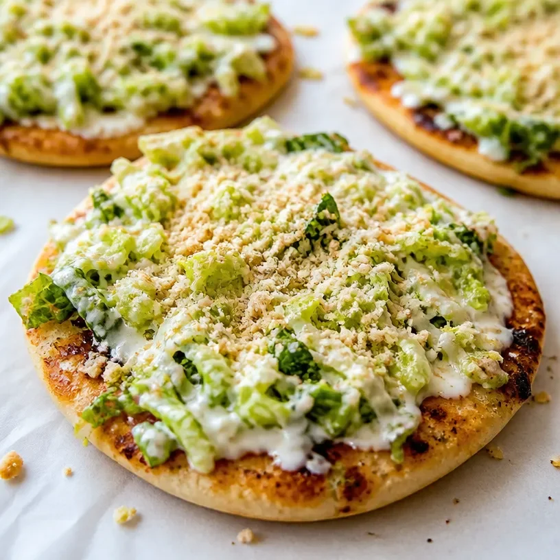 Chicken Caesar Smash Tacos