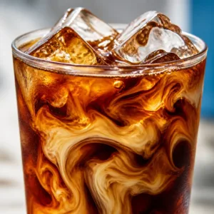 A cup of coffee with lemon and cinnamon for the coffee loophole recipe.