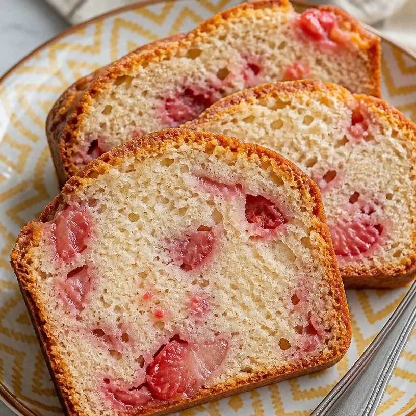 Delicious Lemon Rhubarb Bread - thegirlskitchen