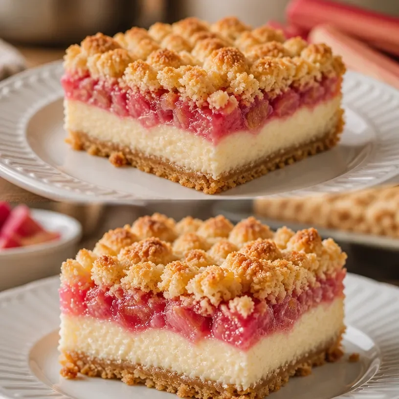 Delicious Rhubarb Cream Cheese Bars Perfect for Any Celebration