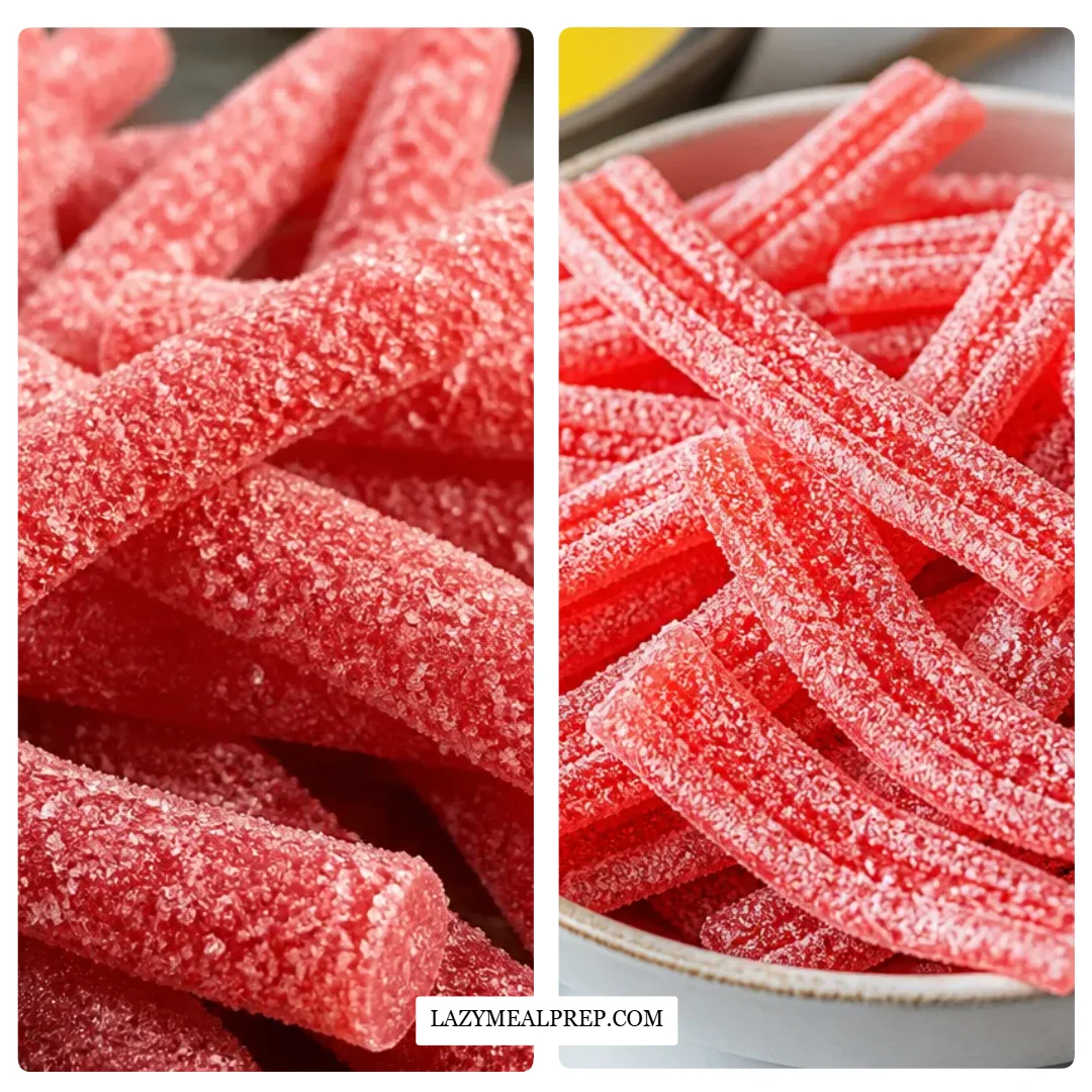 Delicious Rhubarb Sour Belts Cozy
