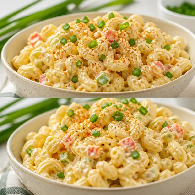 Deviled Egg Pasta Salad Quick and Simple Recipe