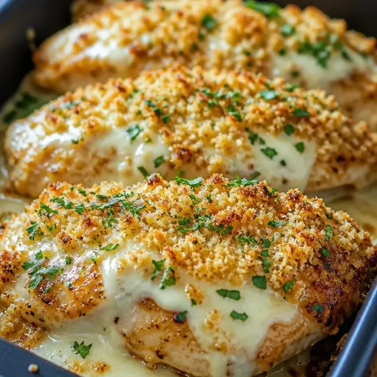 Oven-baked Caesar chicken served with romaine lettuce and croutons.