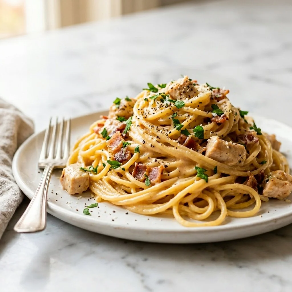 Slow Cooker Chicken Spaghetti