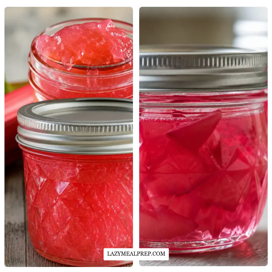 Homemade Rhubarb Jelly At Home