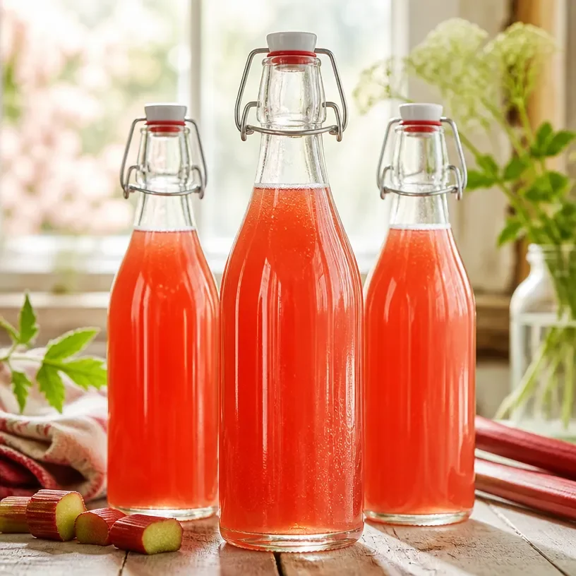 How to Make Rhubarb & Honey Soda (With Lacto-Fermentation!)