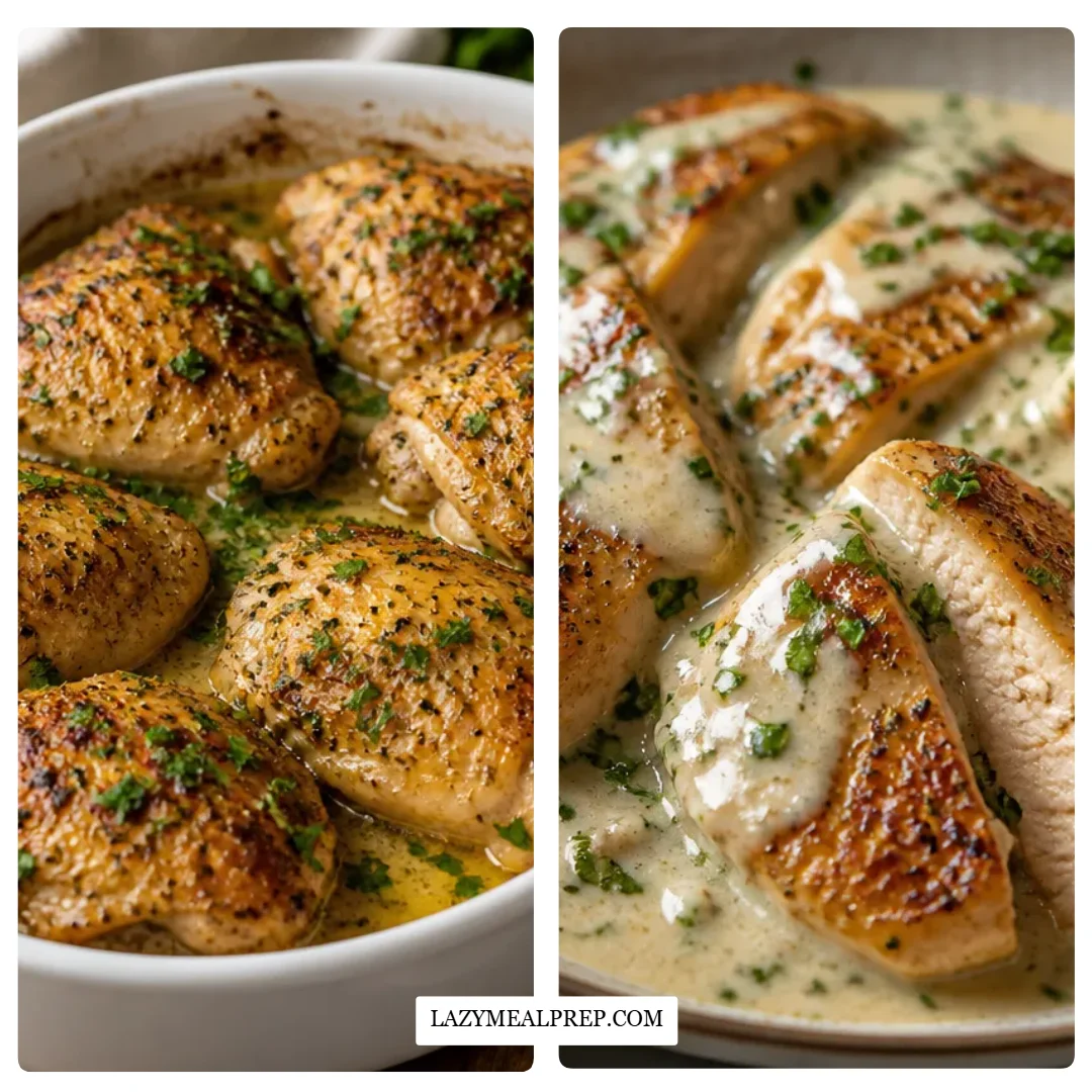 Juicy Baked Caesar Chicken is Dinner Bliss